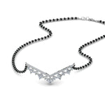 Load image into Gallery viewer, V-Shaped-Bar-Diamond-Mangalsutra