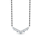 Load image into Gallery viewer, V-Shaped-Bar-Diamond-Mangalsutra