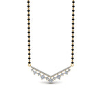 Load image into Gallery viewer, V-Shaped-Bar-Diamond-Mangalsutra