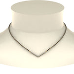 Load image into Gallery viewer, V-Shaped-Diamond-Mangalsutra