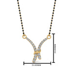 Load image into Gallery viewer, V Shaped Graduated Diamond Mangalsutra