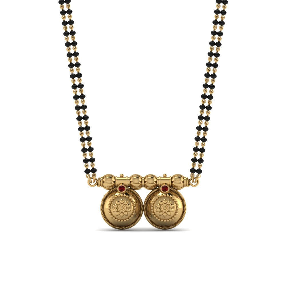 Vati-Maharashtrian-Mangalsutra-With-Ruby