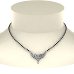 Load image into Gallery viewer, Wings-Design-Diamond-Mangalsutra