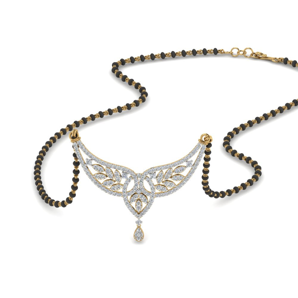 Wings-Design-Diamond-Mangalsutra