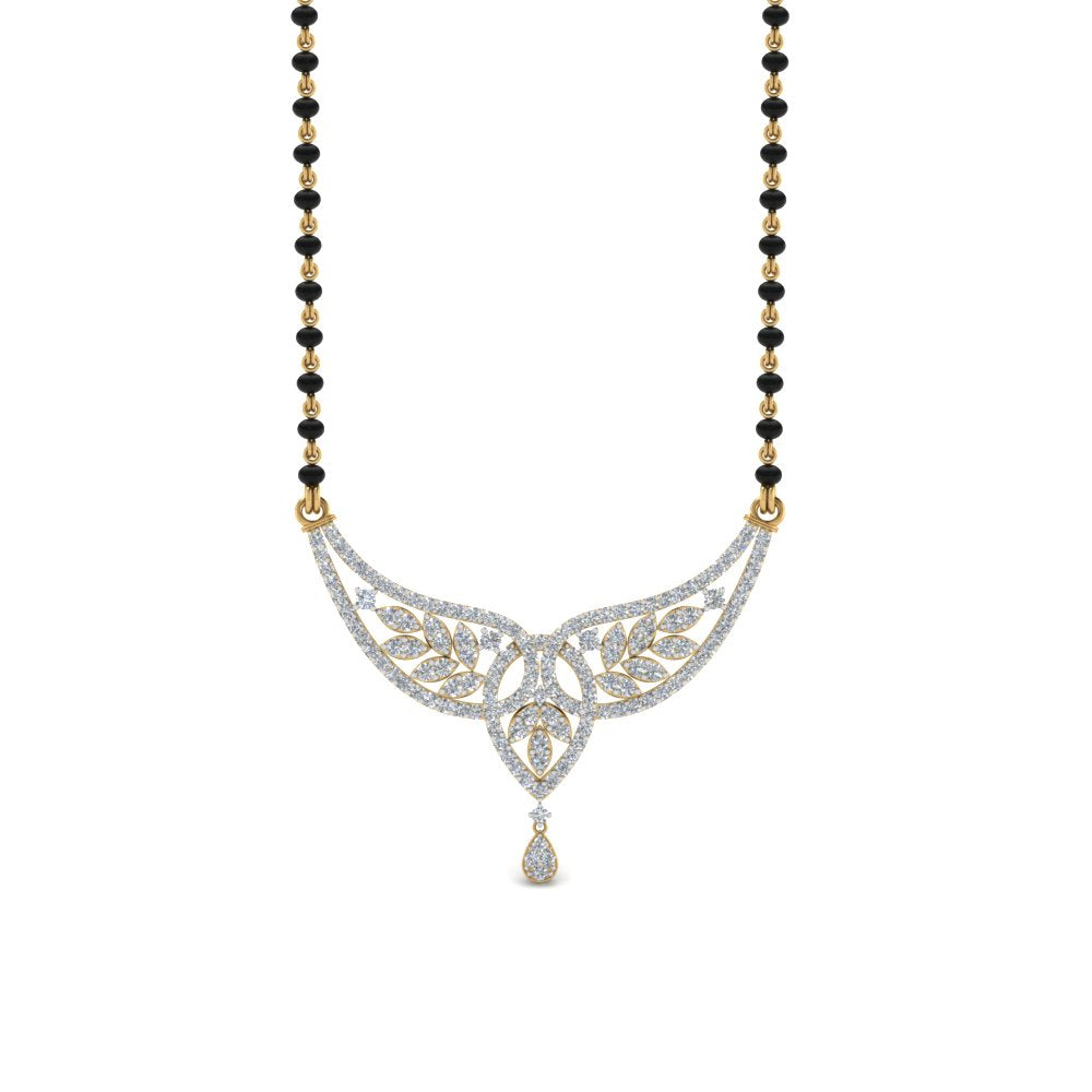 Wings-Design-Diamond-Mangalsutra