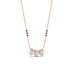 Load image into Gallery viewer, Classic Trio Diamond Mangalsutra Necklace