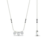 Load image into Gallery viewer, Classic Trio Diamond Mangalsutra Necklace