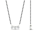 Load image into Gallery viewer, Classic Trio Diamond Mangalsutra Necklace