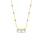 Load image into Gallery viewer, Classic Trio Diamond Mangalsutra Necklace