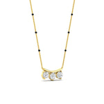 Load image into Gallery viewer, Classic Trio Diamond Mangalsutra Necklace