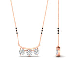Load image into Gallery viewer, Classic Trio Diamond Mangalsutra Necklace