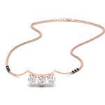 Load image into Gallery viewer, Classic Trio Diamond Mangalsutra Necklace