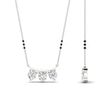 Load image into Gallery viewer, Classic Trio Diamond Mangalsutra Necklace