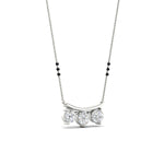 Load image into Gallery viewer, Classic Trio Diamond Mangalsutra Necklace