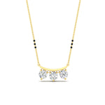 Load image into Gallery viewer, Classic Trio Diamond Mangalsutra Necklace