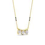 Load image into Gallery viewer, Classic Trio Diamond Mangalsutra Necklace