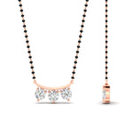 Load image into Gallery viewer, Classic Trio Diamond Mangalsutra Necklace
