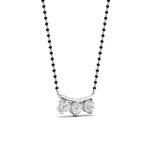 Load image into Gallery viewer, Classic Trio Diamond Mangalsutra Necklace