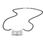Load image into Gallery viewer, Classic Trio Diamond Mangalsutra Necklace