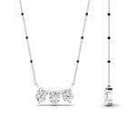 Load image into Gallery viewer, Classic Trio Diamond Mangalsutra Necklace