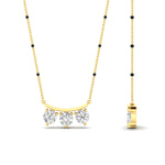 Load image into Gallery viewer, Classic Trio Diamond Mangalsutra Necklace