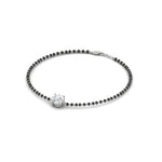Load image into Gallery viewer, 0.50-carat-solitaire-mangalsutra-bracelet-in-white-gold-mgsbrc11614angle3-0.50ct-nl-wg