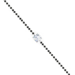 Load image into Gallery viewer, 0.50-carat-solitaire-mangalsutra-bracelet-in-white-gold-mgsbrc11614angle5-0.50ct-nl-wg