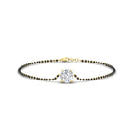 Load image into Gallery viewer, 0.50-carat-solitaire-mangalsutra-bracelet-in-yellow-gold-mgsbrc11614angle1-0.50ct-nl-yg