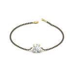 Load image into Gallery viewer, 0.50-carat-solitaire-mangalsutra-bracelet-in-yellow-gold-mgsbrc11614angle2-0.50ct-nl-yg