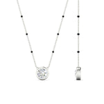 Load image into Gallery viewer, Bezel Set Solitaire Modern Mangalsutra