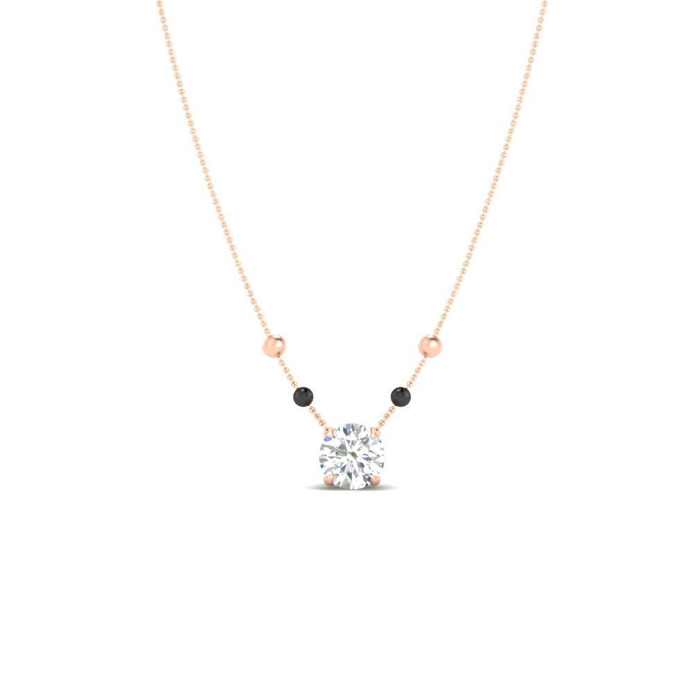 0.50-ct-solitaire-diamond-with-black-beads-mangalsutra-in-rose-gold-mgs11600roangle1-0.50ct-nl-rg