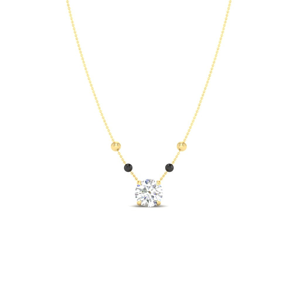 0.50-ct-solitaire-diamond-with-black-beads-mangalsutra-in-yellow-gold-mgs11600roangle1-0.50ct-nl-yg