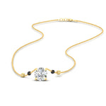 Load image into Gallery viewer, 0.50-ct-solitaire-diamond-with-black-beads-mangalsutra-in-yellow-gold-mgs11600rosleep-0.50ct-nl-yg