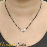 Load image into Gallery viewer, 0.50 Carat 3 Circle Pendant Mangalsutra
