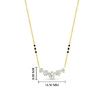 Load image into Gallery viewer, 0.75-carat-five-stone-diamond-3-bead-mangalsutra-necklace-in-yellow-gold-mgs11130angle1-0.75ct-nl-yg-hw.jpg?v=1777282191