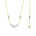 Load image into Gallery viewer, 0.75-carat-five-stone-diamond-3-bead-mangalsutra-necklace-in-yellow-gold-mgs11130angle2-0.75ct-nl-yg.jpg?v=1777282191