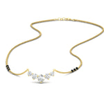 Load image into Gallery viewer, 0.75-carat-five-stone-diamond-3-bead-mangalsutra-necklace-in-yellow-gold-mgs11130sleep-0.75ct-nl-yg.jpg?v=1777282191