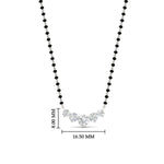Load image into Gallery viewer, 0.75-carat-five-stone-diamond-mangalsutra-necklace-in-white-gold-mgs11130angle1-0.75ct-nl-wg-hw.jpg?v=1777282034