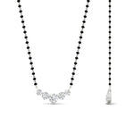 Load image into Gallery viewer, 0.75-carat-five-stone-diamond-mangalsutra-necklace-in-white-gold-mgs11130angle2-0.75ct-nl-wg.jpg?v=1777282034