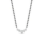 Load image into Gallery viewer, 0.75-carat-five-stone-diamond-mangalsutra-necklace-in-white-gold-mgs11130angle3-0.75ct-nl-wg.jpg?v=1777282034