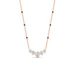 Load image into Gallery viewer, 0.75-carat-five-stone-diamond-spaced-out-mangalsutra-necklace-in-rose-gold-mgs11130angle3-0.50ct-nl-rg.jpg?v=1777281881