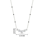Load image into Gallery viewer, 0.75-carat-five-stone-diamond-spaced-out-mangalsutra-necklace-in-white-gold-mgs11130angle1-0.75ct-nl-wg-hw.jpg?v=1777281881