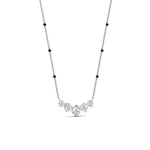 Load image into Gallery viewer, 0.75-carat-five-stone-diamond-spaced-out-mangalsutra-necklace-in-white-gold-mgs11130angle3-0.75ct-nl-wg.jpg?v=1777281881