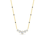 Load image into Gallery viewer, 0.75-carat-five-stone-diamond-spaced-out-mangalsutra-necklace-in-yellow-gold-mgs11130angle1-0.75ct-nl-yg.jpg?v=1777281881