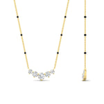 Load image into Gallery viewer, 0.75-carat-five-stone-diamond-spaced-out-mangalsutra-necklace-in-yellow-gold-mgs11130angle2-0.75ct-nl-yg.jpg?v=1777281881