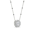 Load image into Gallery viewer, 0.75-carat-halo-diamond-3-black-beads-spaced-out-mangalsutra-in-white-gold-mgs11318angle3-nl-wg.jpg?v=1767873886
