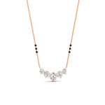 Load image into Gallery viewer, 1-carat-five-stone-diamond-3-bead-mangalsutra-necklace-in-rose-gold-mgs11130angle3-1.00ct-nl-rg.jpg?v=1777282761