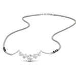 Load image into Gallery viewer, 1-carat-five-stone-diamond-3-bead-mangalsutra-necklace-in-white-gold-mgs11130sleep-1.00ct-nl-wg.jpg?v=1777282761