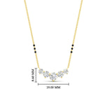 Load image into Gallery viewer, 1-carat-five-stone-diamond-3-bead-mangalsutra-necklace-in-yellow-gold-mgs11130angle1-1.00ct-nl-yg-hw.jpg?v=1777282761