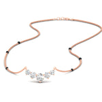 Load image into Gallery viewer, 1-carat-five-stone-diamond-spaced-out-mangalsutra-necklace-in-rose-gold-mgs11130sleep-1.00ct-nl-rg.jpg?v=1777282409